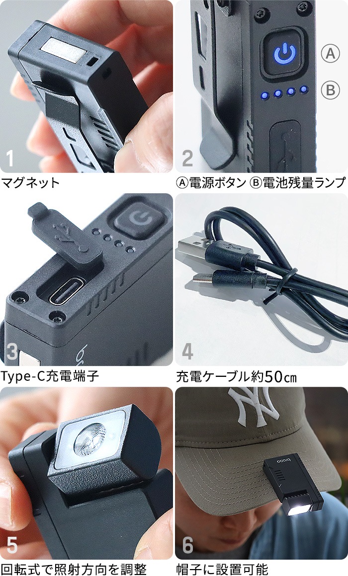 �ͥ��ݥ�OK braaa 3WAY CLIP LIGHT �֥顼 3������ ����åץ饤��