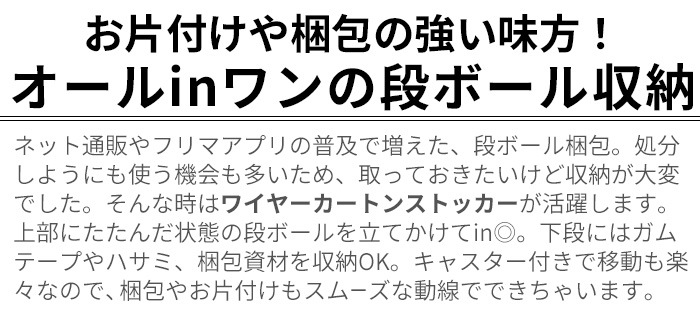�磻�䡼�����ȥ󥹥ȥå��� WIRE CARTON STOCKER