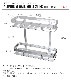 ȥ ߥ˥ 륷 2 DULTON Aluminum wall shelf 2tier [H19-0025]