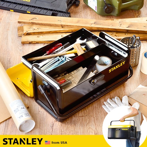 졼 ġ륺 ᥿ġܥå STANLEY TOOLS METAL TOOL BOX W/ 1 DRAWER