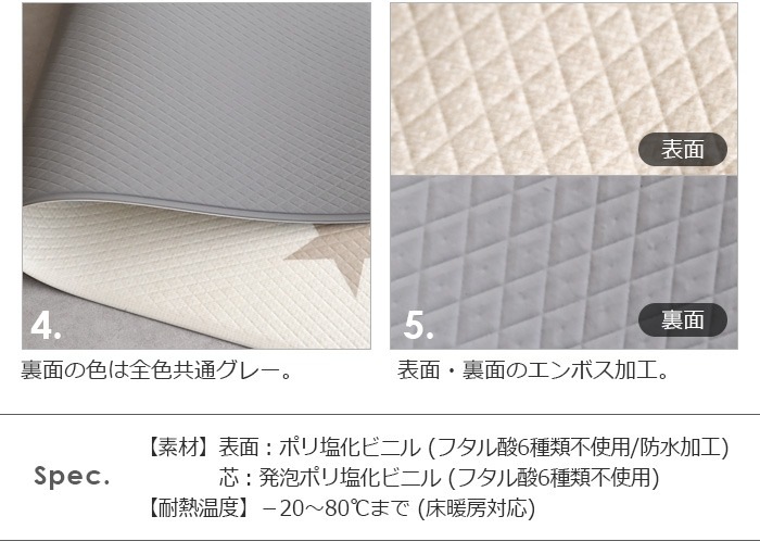 dfang �ڥå������ɿ奯�å����ޥå� 5mm 185��140cm �饰������