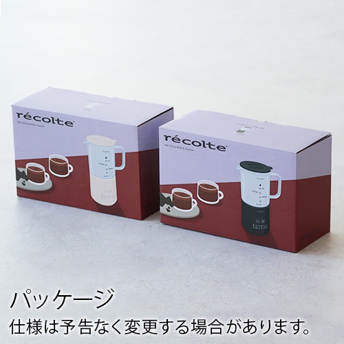 �쥳��� �ۥåȥ��祳 & �ߥ륯�ե����ޡ� recolte Hot Choco & Milk Foamer RMT-3