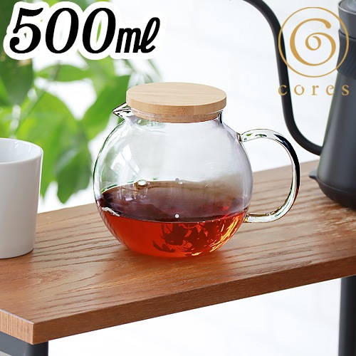 コレス クリアガラスサーバー 4カップ cores CLEAR GLASS SERVER C514