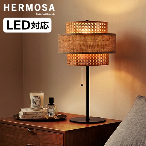 �ϥ⥵ �꡼�ǥ� �ơ��֥���� ��������ʥå� HERMOSA RIEDEN TABLE LAMP WALNUT RN-006WAL
