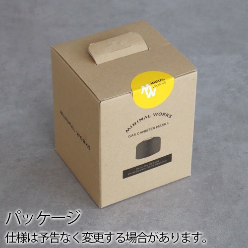 �ߥ˥ޥ����� ��������˥������ޥ��� ���꡼�� MINIMAL WORKS GAS CANISTER MASK 450g OLIVE