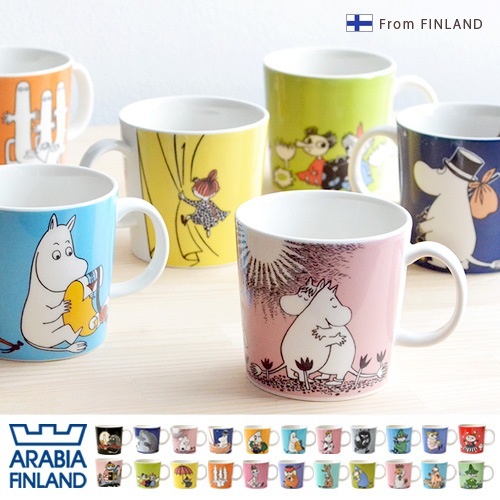 �ࡼ�ߥ� �ޥ� ����ӥ� ARABIA Moomin Mug