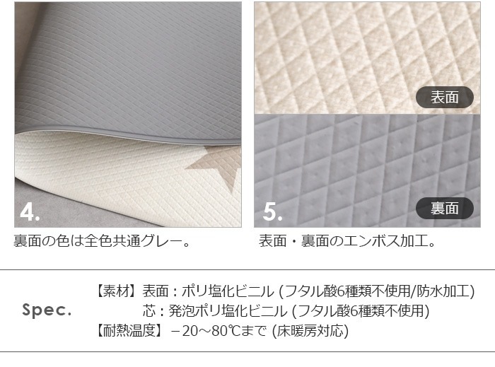 dfang �ޤꤿ�����ڥå������ɿ奯�å����ޥå� 5mm 70��240cm