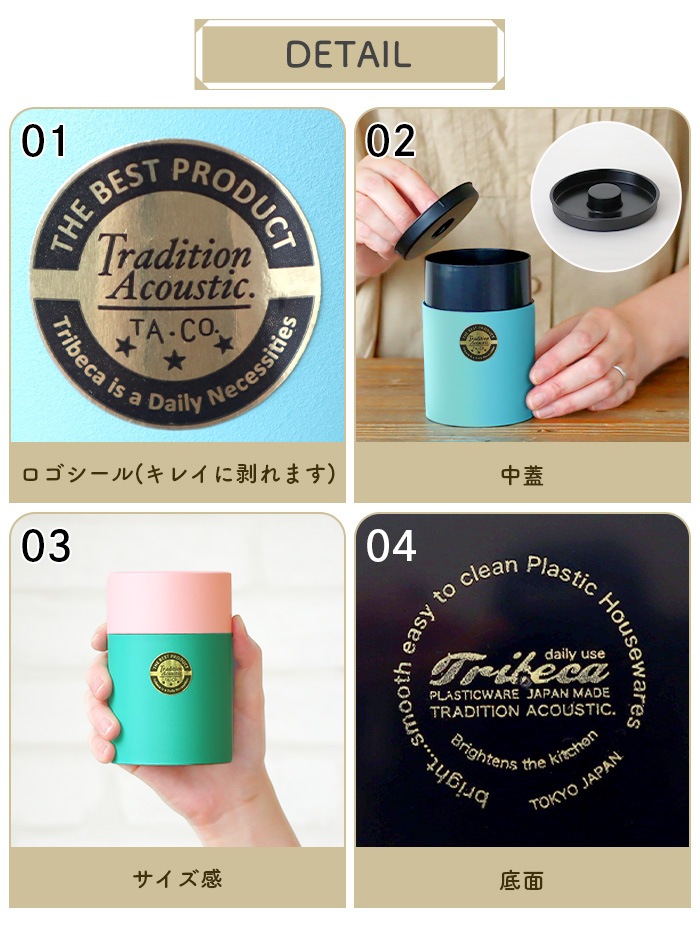 �ȥ饤�٥å� �ץ饦���� �ƥ�������˥����� TRIBECA PLAWARE 50's Tea Canister