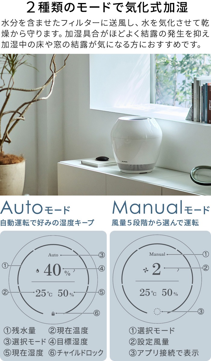 2025ǯǥ Хߥ塼 쥤 ü   BALMUDA Rain AHM01JP Wi-Fiб