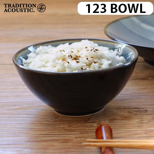 TRIBECA BLACK AND BLUE 123 BOWL �ȥ饤�٥å� �֥�å� ����� �֥롼 12.3cm �ܥ���