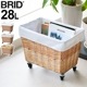 �֥�å� �������� ���ɥ꡼ �Х����å� 28L ���㥹�����դ� BRID WILLOW LAUNDRY BASKET with CASTER 28L