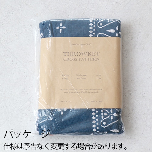 �ǥ��ơ��� �Х���� ���������å� ������ / �ڥ����꡼ DETAIL Bandana Throwket Cross / Paisley 150��150cm