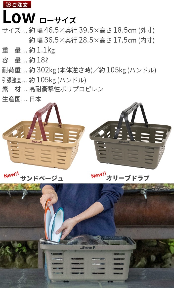   Хå  18L Starke-R Type Basket STR-465