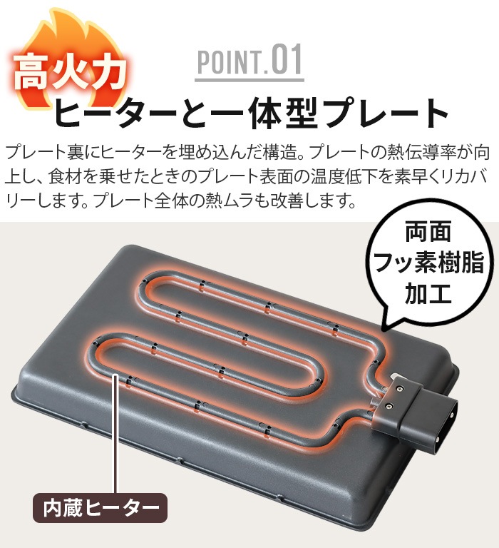 ֥롼 եåȥۥåȥץ졼 BOE130 BRUNO FLAT HOT PLATE