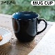 TRIBECA BLACK AND BLUE MUG CUP 300ml �ȥ饤�٥å� �֥�å� ����� �֥롼 �ޥ����å�
