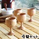 ��������ץ������� ���ƥ�� ���åǥ� ���饹 4�ĥ��å� EAGLE PRODUCTS Stemmed Wooden cup 4pc LF-61