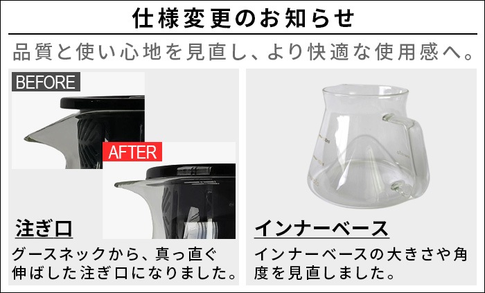 �֥�塼������ ���饹�����С� Brewista 300ml M Glass Server