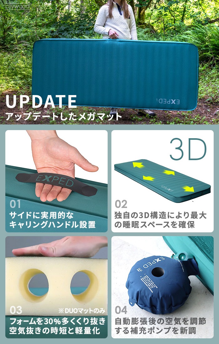 ڥ ᥬޥå EXPED MegaMat 10 DuoLW+