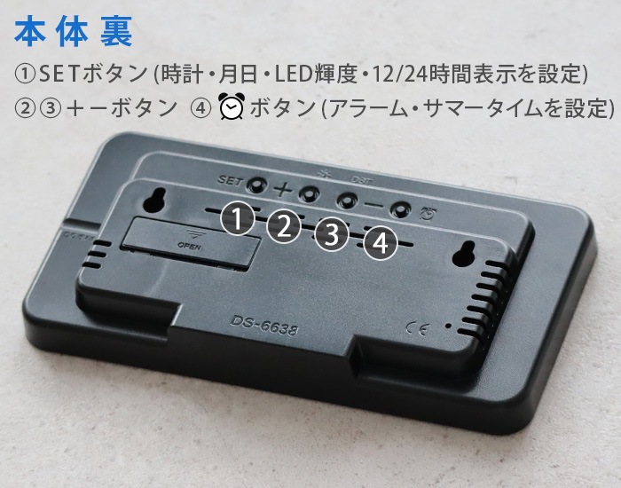 SLOWER LED CLOCK Cielo  LEDå 