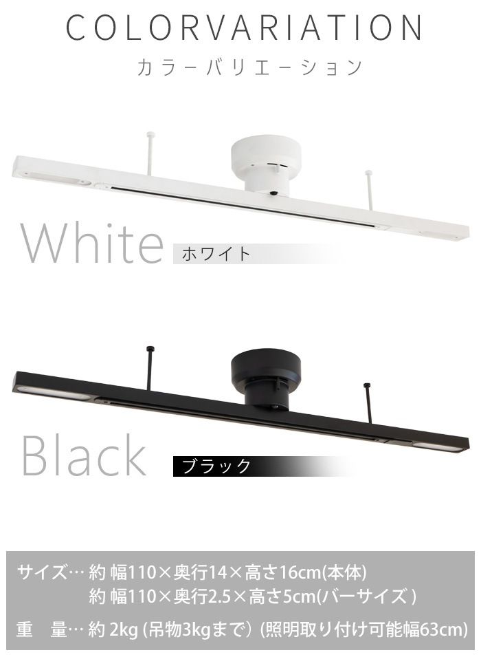 BRID LIGHTING DUCT RAIL with LED Double 003433