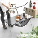 �٥�� �ե�åȥơ��֥� �֥�å� VERNE Flat Table-Black VR-VV-21FT4