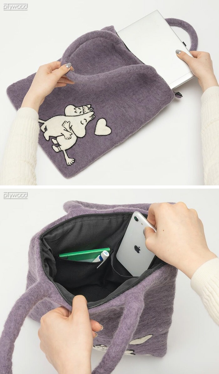 åѥ եȥХå ̸ KLIPPAN Felt Bag