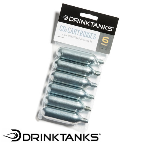�ɥ�󥯥��󥯥� CO2 �����ȥ�å� 6������ Drink Tanks CO2 Cartridges 6pk