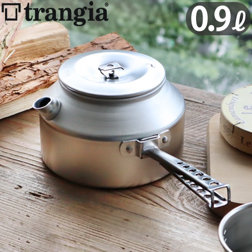 �ȥ�󥮥� �����ץ�ե��������ȥ� 0.9L TRANGIA Open Fire Kettle