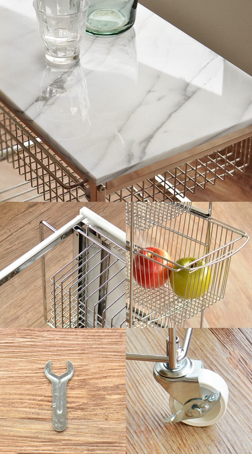 マーブルトップ 3Dスリム トローリー MarbleTop Slim Trolley 新着 plywood(プライウッド)