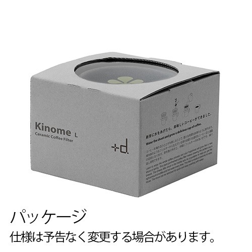 +d ���Υ� L������ ����ߥå������ҡ��ե��륿�� DA-1321 Kinome Ceramic Coffee Filter