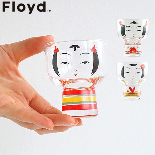 Floyd Kokeshi Glass 1pc �ե����� ������ ���饹