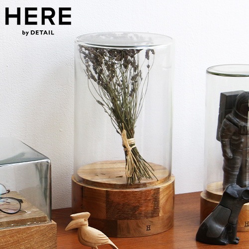 �ҥ� �Х� �ǥ��ơ��� ���饹�ɡ��� ��������4 HERE by DETAIL Glass Dome WB-CYL-4
