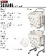 �֥�å� ���ɥ꡼ �������� �Х����å� [30L / 2BOX / ���㥹�����դ�] BRID laundry SQUARE BASKET DOUBLE with CASTER