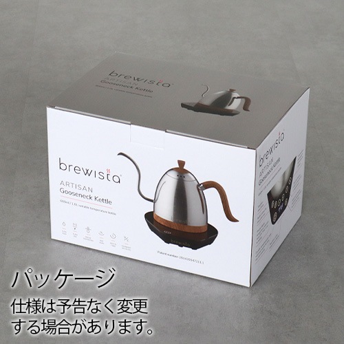 ֥塼 ƥ ͥå Хꥢ֥륱ȥ Brewista Artisan Gooseneck Variable Kettle [0.6L]