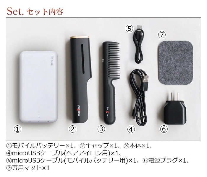 ��å��إ� ��������å��� ��Х���ҡ��ȥ�����[MHB-1040-K]���Хåƥ꡼���å� mod's hair