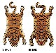 ���٥��󥿥������饰 �顼�� DETAIL Tibetan Tiger Rug L������ DTTR-01 / DTTR-02