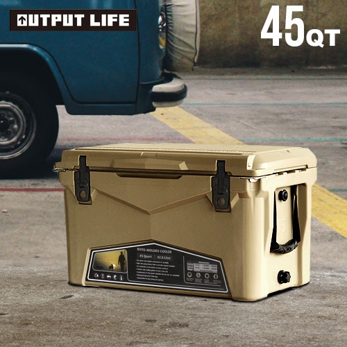 アウトプットライフ アイスランド クーラーボックス ver.2 [45QT