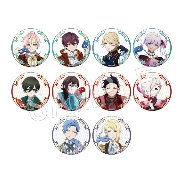 <予約>「ヴィジュアルプリズン」トレーディング缶バッジ 仮面舞踏会ver. 1BOX (CR)