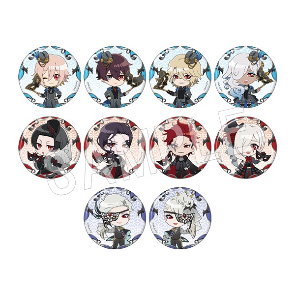 <予約>「ヴィジュアルプリズン」トレーディング缶バッジ 仮面舞踏会 ミニキャラver. 1BOX (CR)