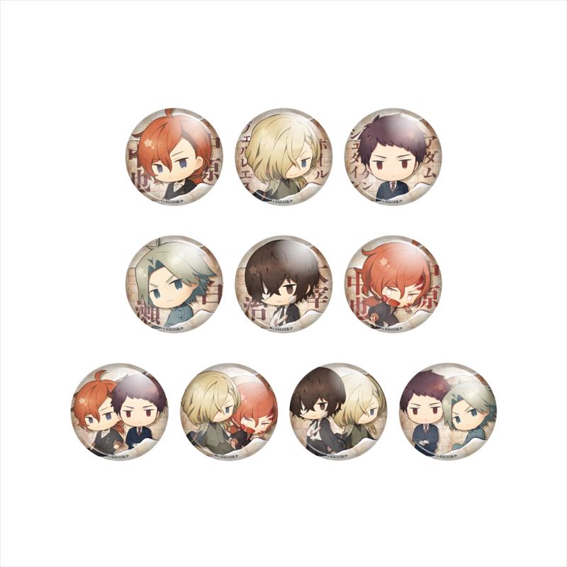 <予約>「舞台 文豪ストレイドックス」デフォルメ缶バッジ 1BOX (CR)