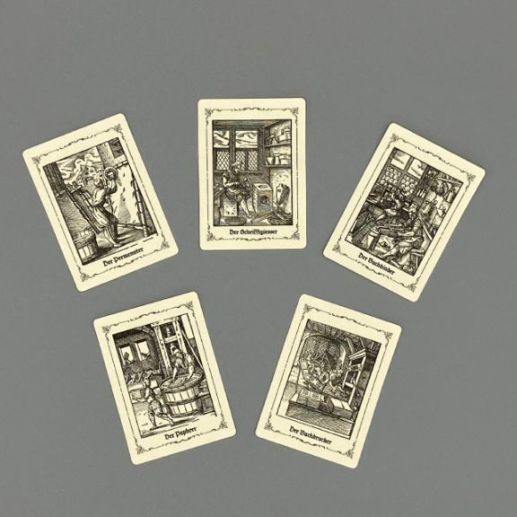 西洋職人づくしシールコンプリートセット「出版印刷職人編」