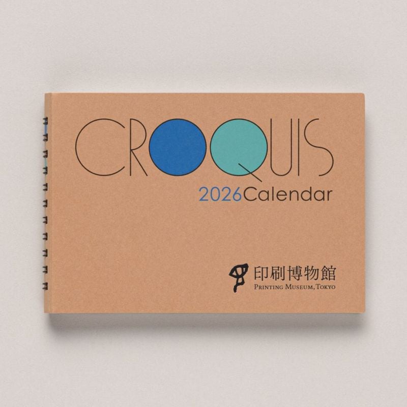 クロッキーカレンダー2026（107mm×153mm、カレンダー6枚+白100枚）