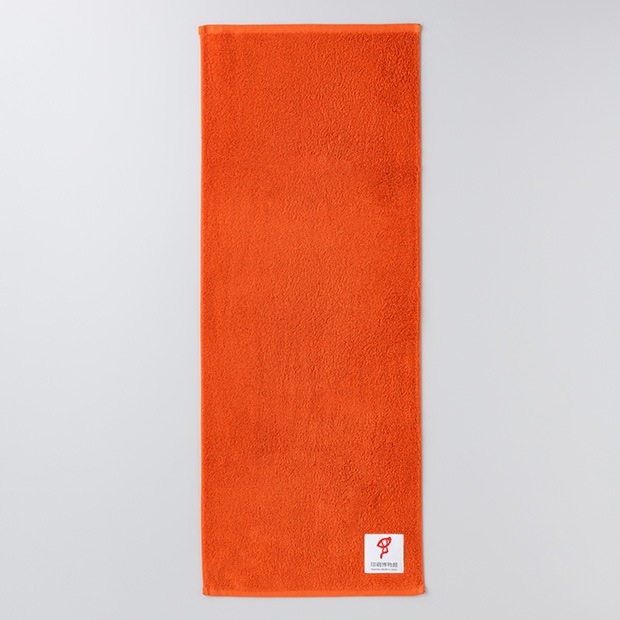 印刷博物館オリジナル　タオル（約32×85cm、黒／白／赤）