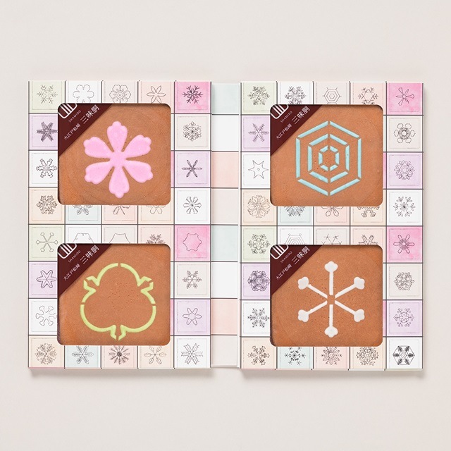 印刷博物館×銀座 松崎煎餅 コラボ三味胴『雪華図説』 | 商品別,食品