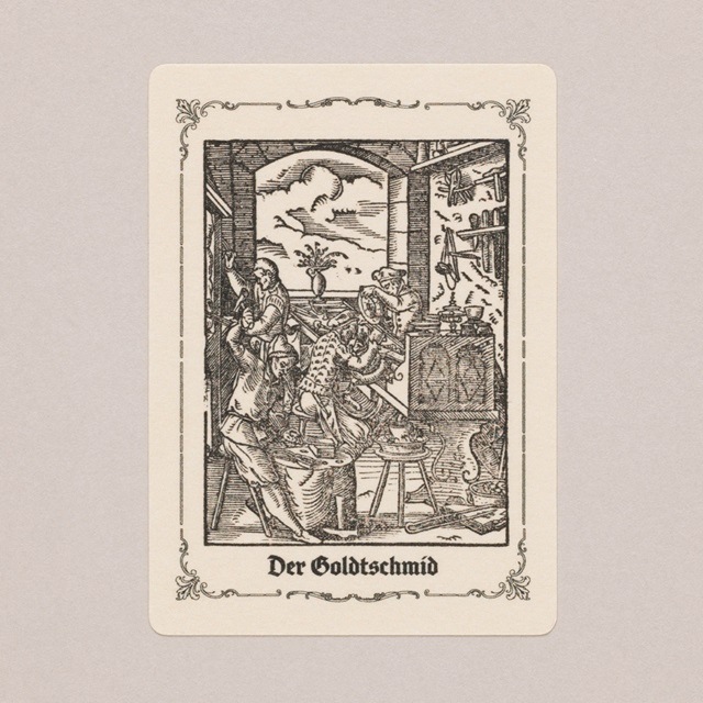 西洋職人づくしシールコンプリートセット「ドイツの人々編」