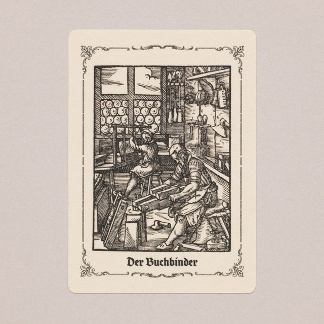 西洋職人づくしシールコンプリートセット「出版印刷職人編」