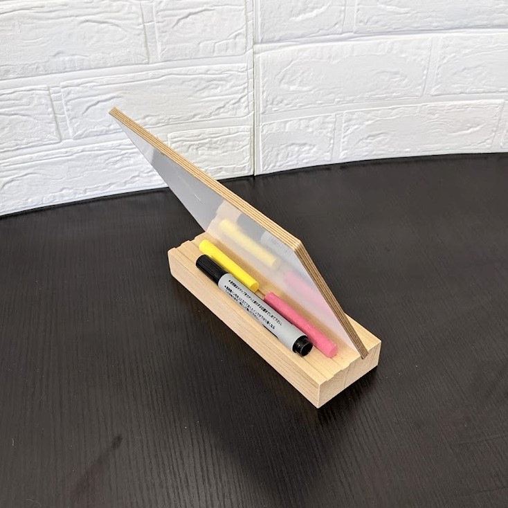 【両面使用】ミントブルーチョークボード＆ホワイトボード