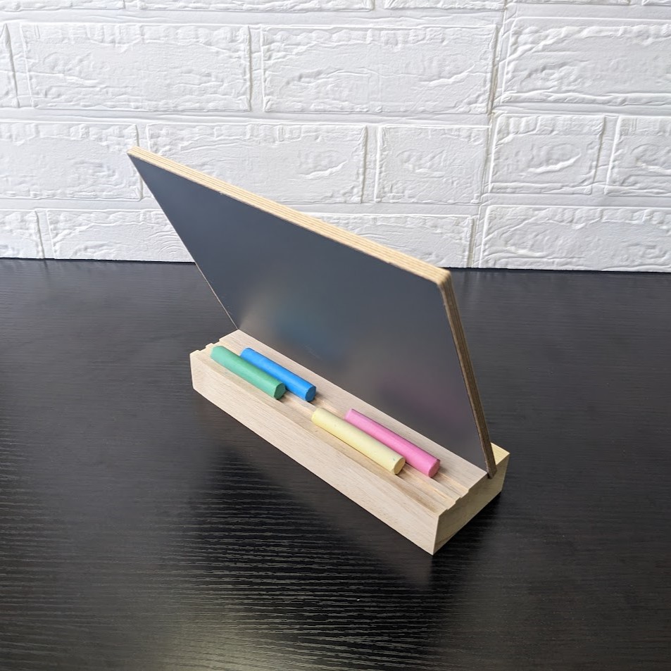 【両面使用】桜色チョークボード＆グレー黒板