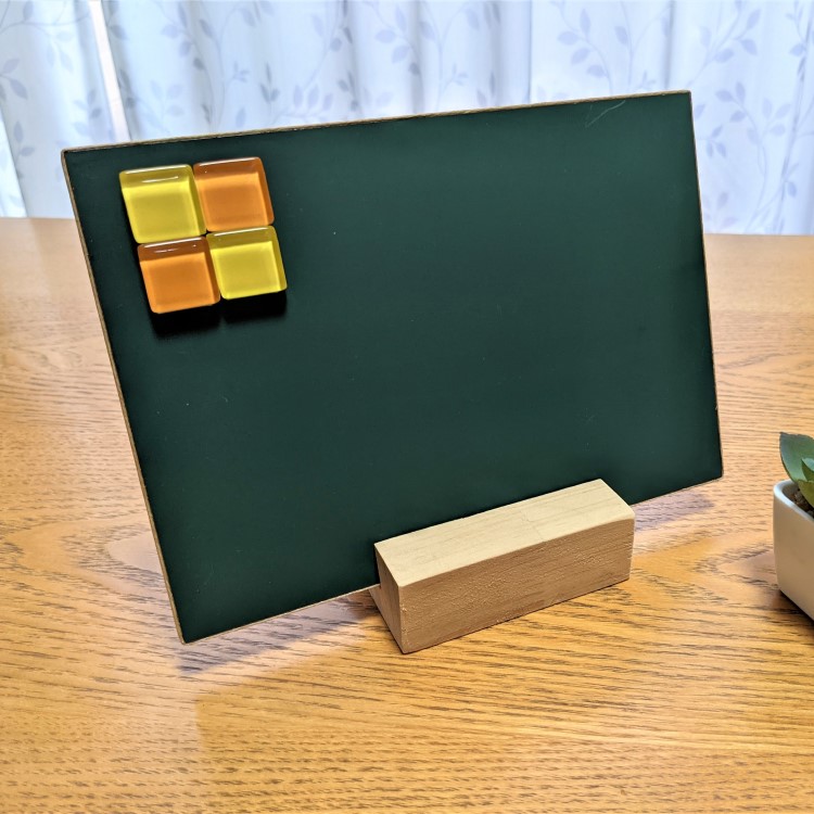 【両面使用】黒板＆ホワイトボード　表裏使えるミニボード