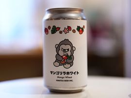 �Ҥߤĥӡ��� / �ޥ󥴥�� �ۥ磻�� ABV:5% 350ml  �ҥߥĥӡ��롿�ޥ󥴥�� �ۥ磻�ȡ�ȯˢ��